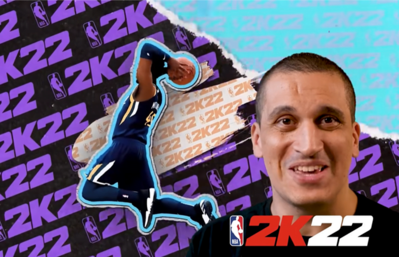Gaveta dentro do novo jogo NBA 2K22